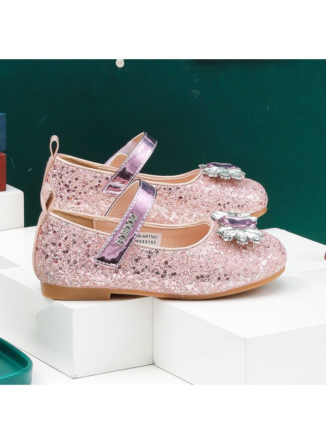 Babu Bean 【Mary Jane Leather Shoes】 موسم العودة إلى المدرسة ربيع/خريف أحذية المشي ذات النعل اللين للأداء للفتيات والأطفال الكبار أحذية أطفال موضة - Image 3