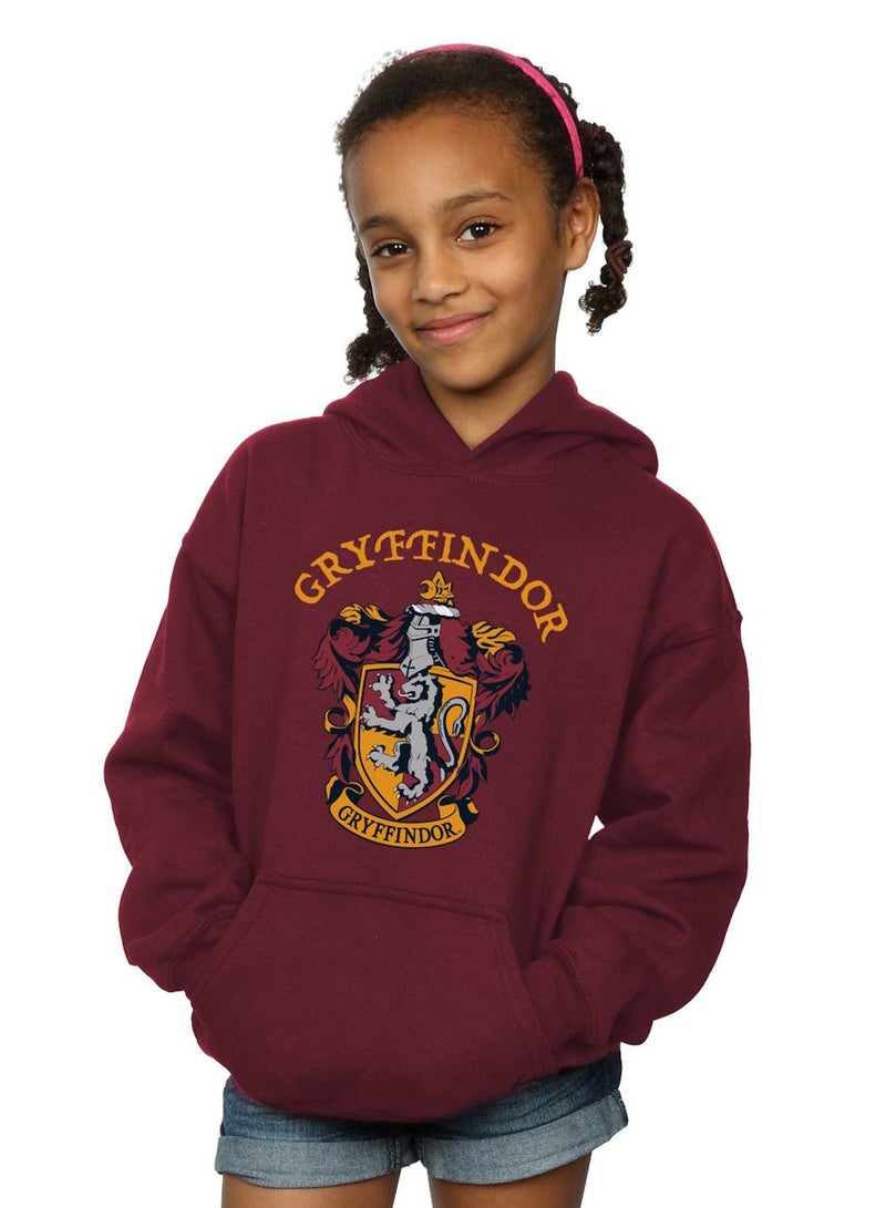 Harry Potter Harry Potter Girls Gryffindor Crest Hoodie - Burgundy  - Image 3