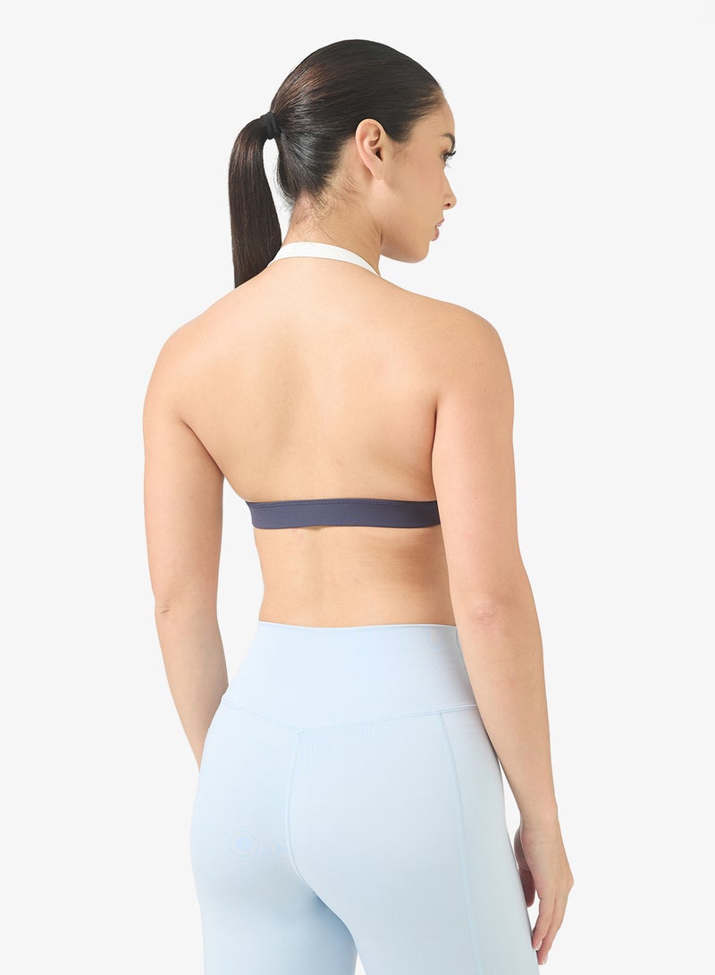 FRWD Halter Neck Contrast Trim Sports Bra - Image 2