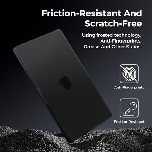 BlueSwan Case Compatible for MacBook Pro 14 inch 2026 2025-2021 M5 M4 M3 M2 M1 Pro/Max,A3427 A3426 A3434 A3112 A3185 A2442,Anti-Scratch Flexible Protective Laptop Cover with Grippy Matte Texture,Black - Image 3