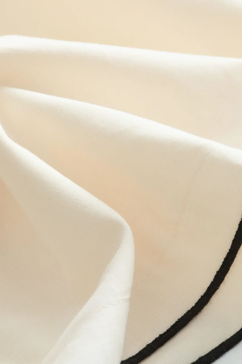 اتش اند ام غطاء وسادة من القطن