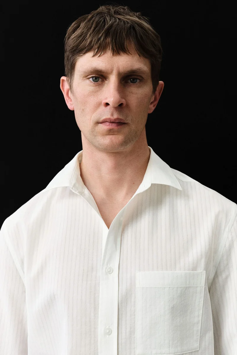 H&M Regular Fit Lyocell-blend shirt