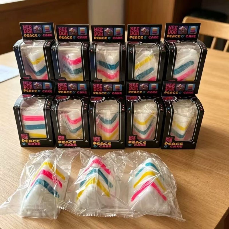 TPR Sandwich Cake Stress Relief Squishy Toy - Image 1