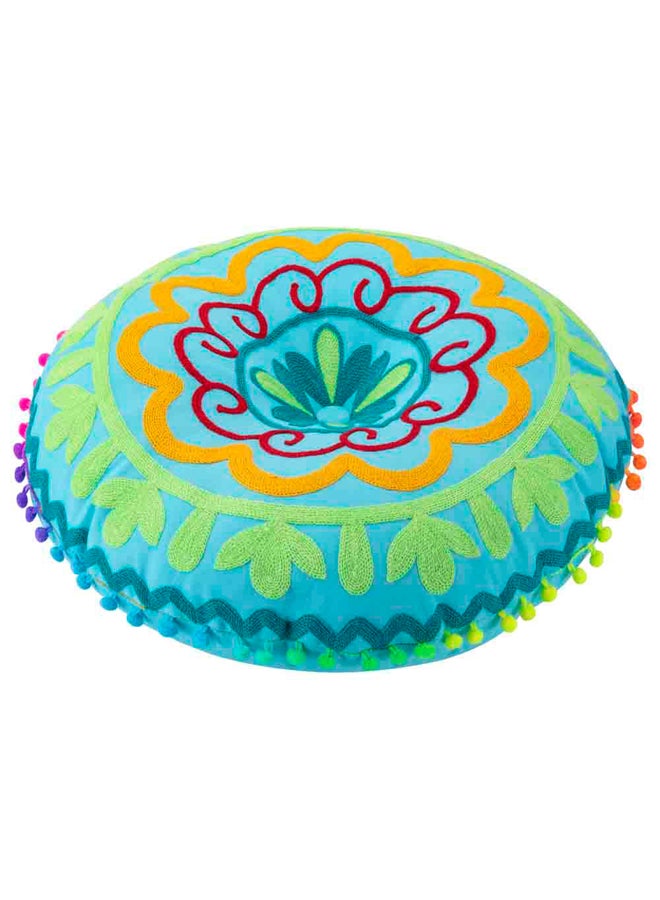 AL SANIDI Comfortable multi-use Ground cushion, Turquoise - Image 1