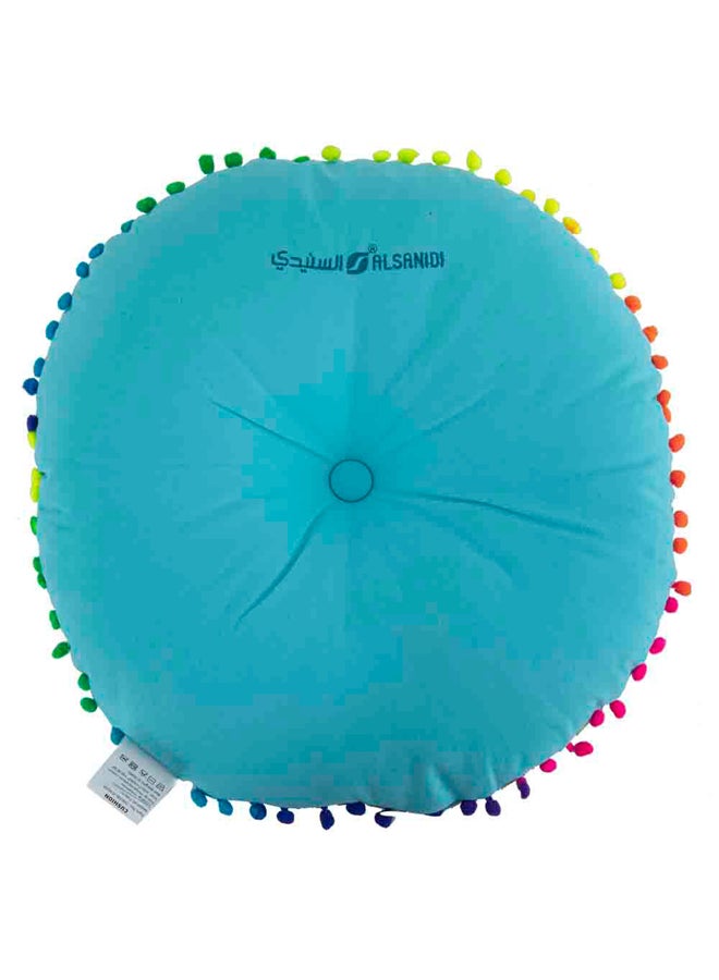 AL SANIDI Comfortable multi-use Ground cushion, Turquoise - Image 4