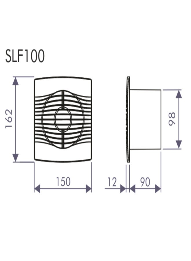 Aurora Air Extractor White SLF100 - Image 5