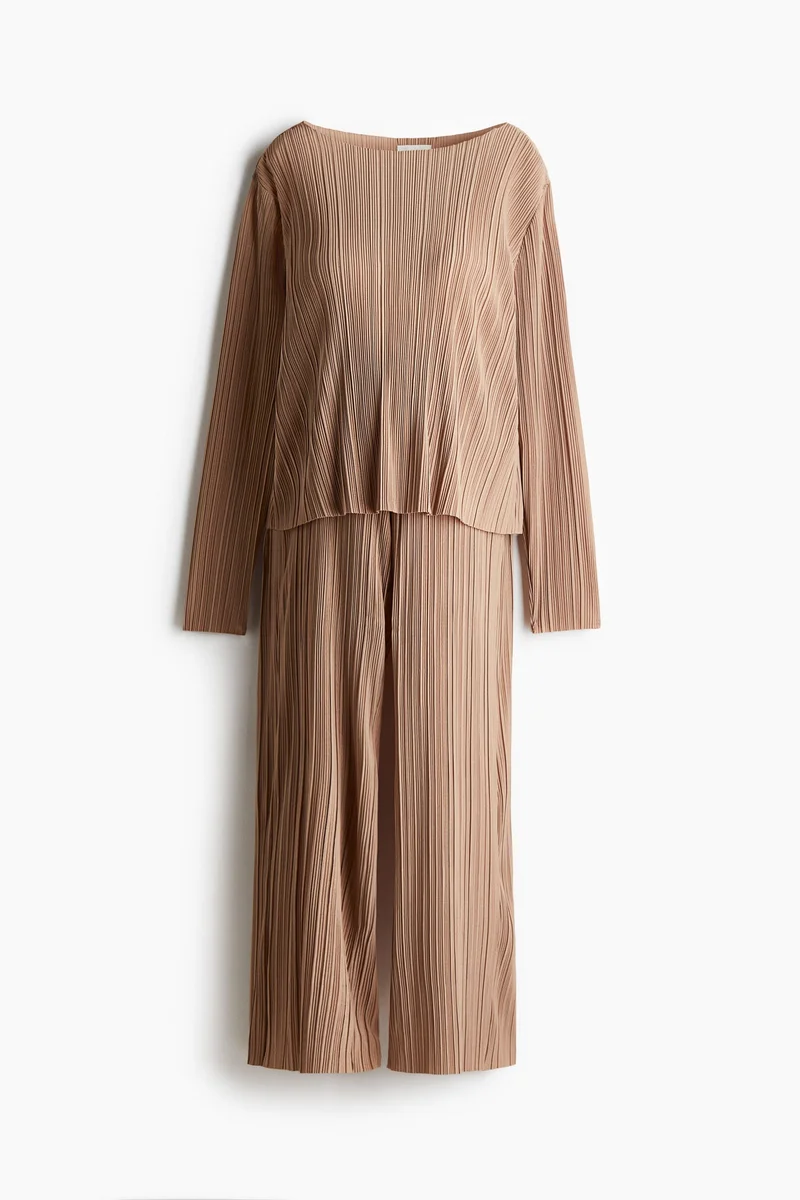 H&M  MAMA 2-piece plissé set for Women | Best Price UAE