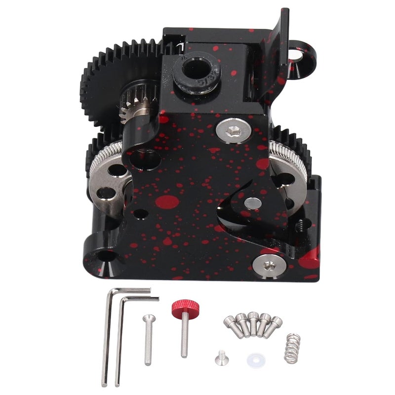 بثق مزدوج التروس، معدني بالكامل، فولاد مقوى، خيط 1.75 ملم، مناسب لـ PLA وABS وPETG وTPU - Image 2