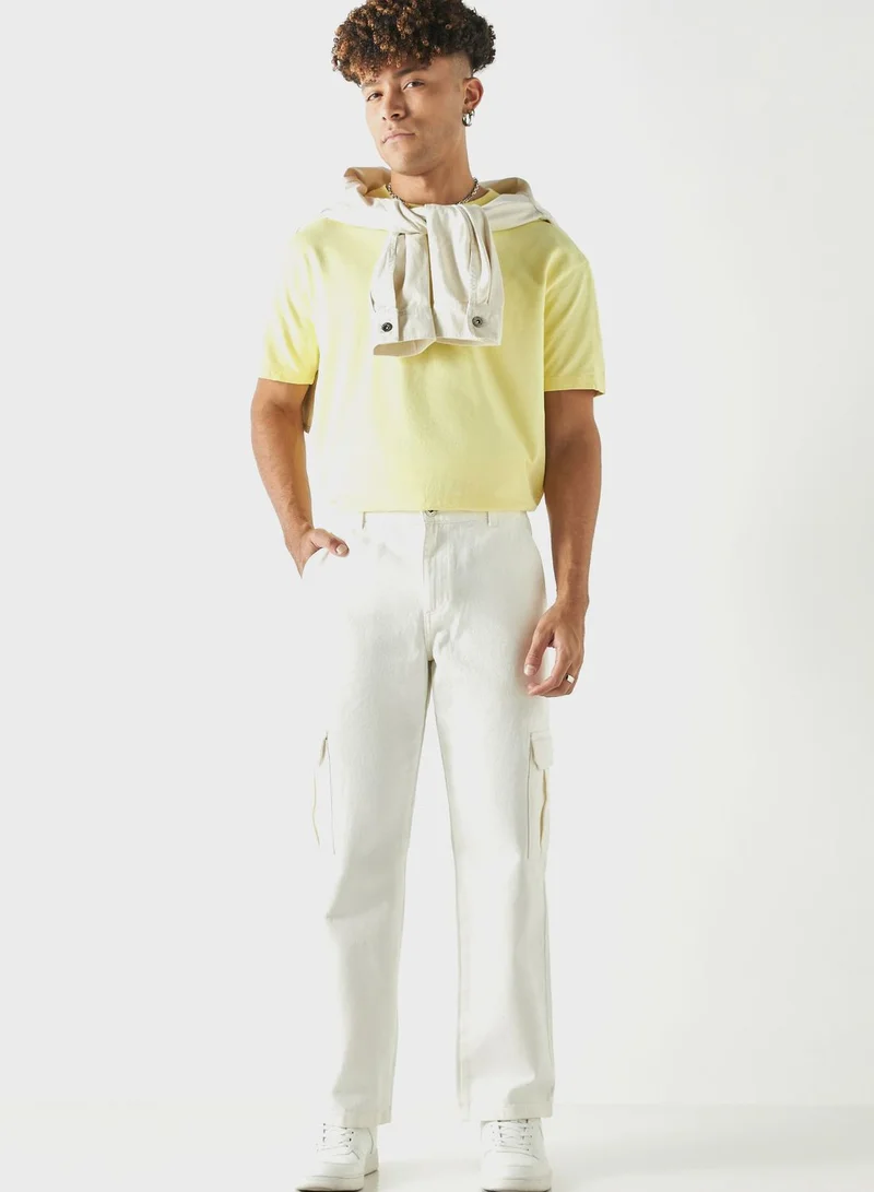 Lee Cooper Light Wash Straight Fit Jeans