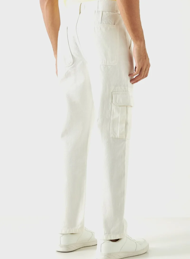 Lee Cooper Light Wash Straight Fit Jeans