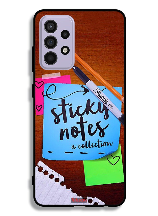 Tolwak Samsung Galaxy A52 4G Protective Case Cover Sticky Notes - Image 1
