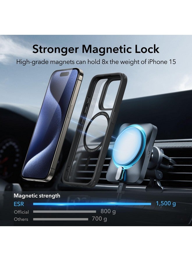 ESR ESR MagSafe Compatible Military-Grade Clear Black Phone Case for iPhone 15 ProMax  - Image 3