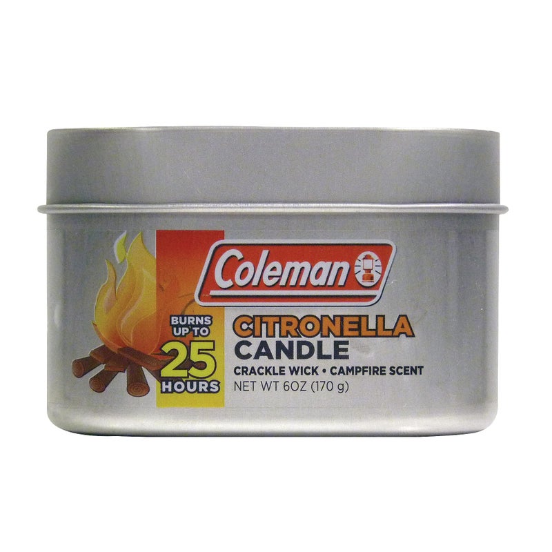 Coleman Campfire Citronella Candle with Wooden Crackle Wick - 6 oz - Image 1