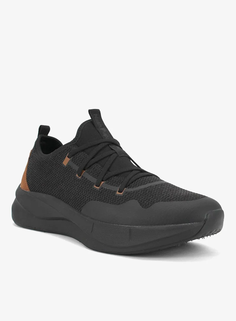 Hush Puppies Mens Lightweight Casual Comfort Sneakers Black