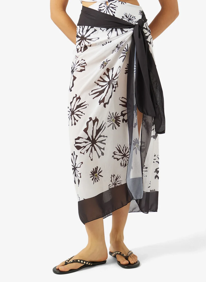 Soleira  Printed Swimsuit With Sarong for Women | Best Price UAE