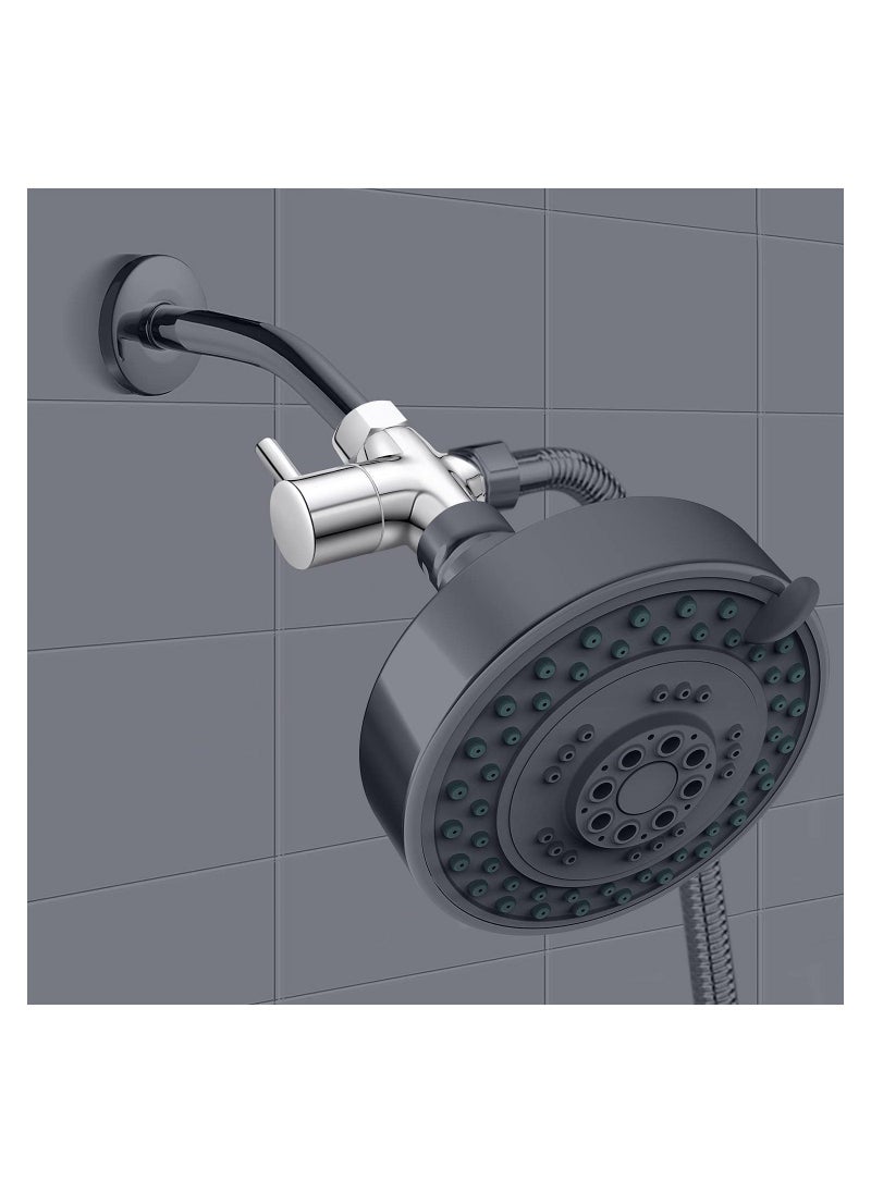 Shower Head Diverter Valve Solid Brass Shower Arm Diverter Valve for Hand Held Showerhead and Fixed Spray Head 20mm Diameter 3 Way Universal Shower System Replacement Part - Image 2