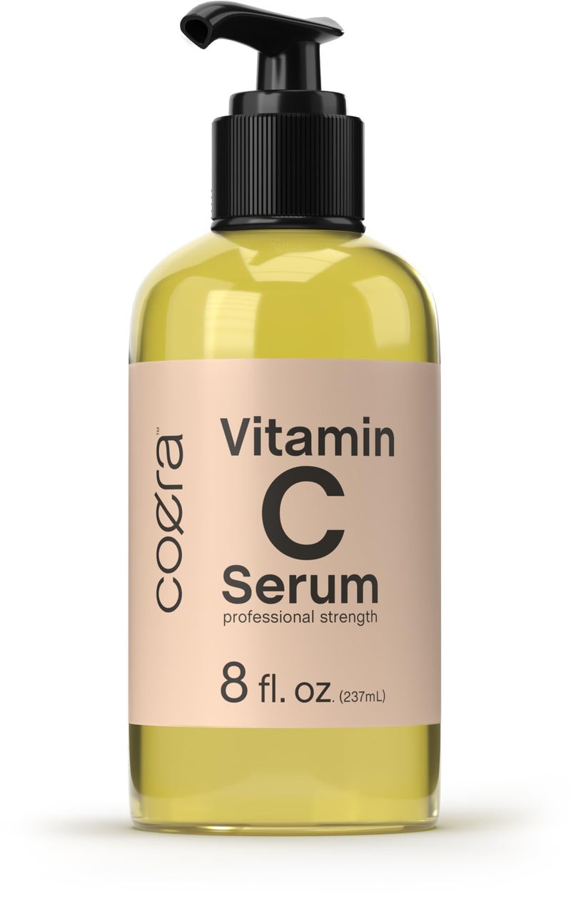 Coera Vitamin C Face Serum  8 Ounces  Hydrating Serum for Dark Spots  Paraben  SLS Free