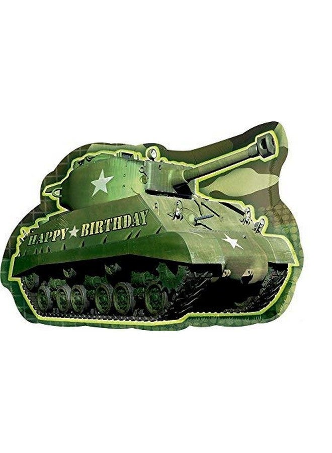 Mayflower Army Tank Military Camouflage Party Supplies Birthday Balloon Bouquet Decorations - Image 2