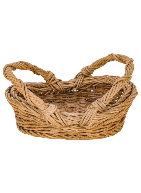 Oval Wicker Serving Basket 22