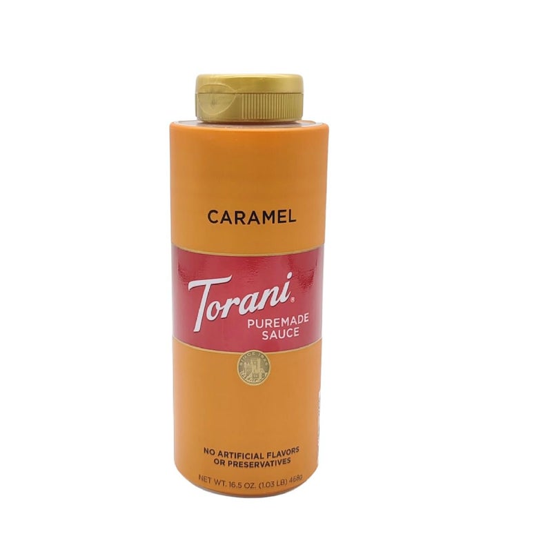 Torani Puremade Sauce, Caramel, 16.5 Ounces(Pack of 4) - Image 4