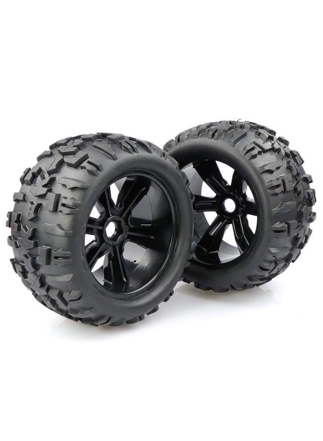 Aimrock 17mm Hex Wheels and Tires RC Monster Truck Tire and Rims w/Foam Inserts for 1/8 Arrma Kraton HSP HPI Losi 1/10 Traxxas Maxx E-Revo, 4PCS - Image 4