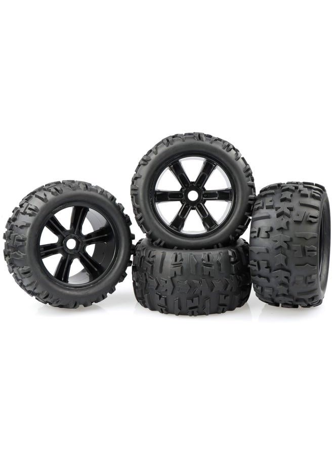 Aimrock 17mm Hex Wheels and Tires RC Monster Truck Tire and Rims w/Foam Inserts for 1/8 Arrma Kraton HSP HPI Losi 1/10 Traxxas Maxx E-Revo, 4PCS - Image 5
