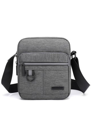 Multifunctional Men Canvas Messenger Shoulder Bag with Multiple Pockets for Business Travel School Office (Gray) - pzsku/Z5E4B125D4F47936FE769Z/45/_/1696744194/4f30cb85-2681-4e9d-be88-b26e48717d6b