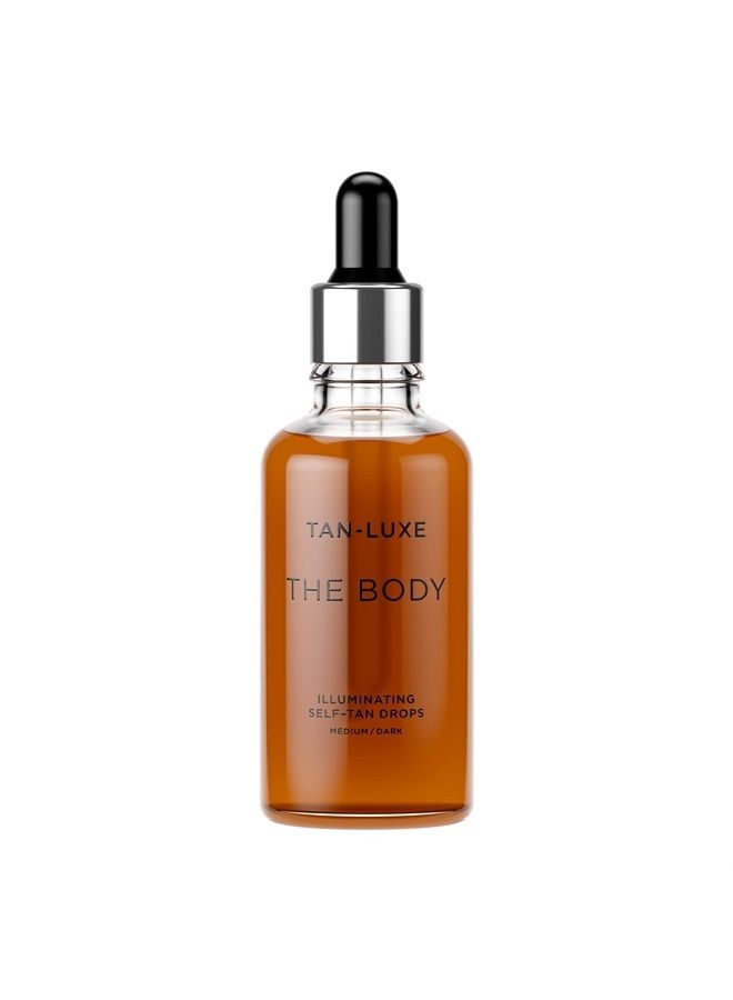 TAN-LUXE The Body - Illuminating Self-Tan Drops, 50ml - Cruelty & Toxin Free - Medium/Dark - Image 1