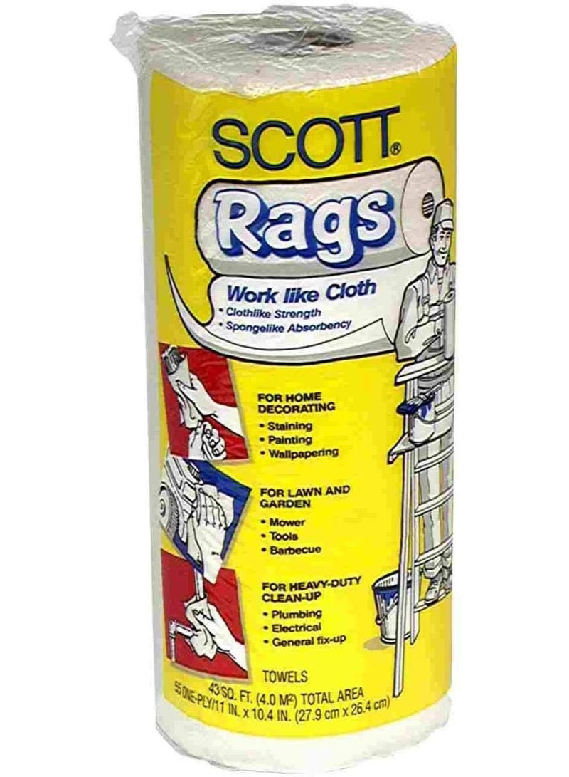 Scott Scott Products White Paper Towels, 60 Count 