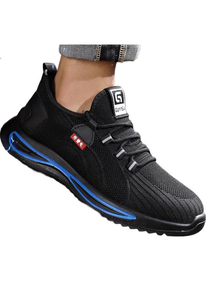 WELDON Shield Men'S Anti-Static Breathable Steel Toe Cap Anti-Smashing Anti-Stab Summer Work Safety Shoes 2138Sa Size 42 - Image 2