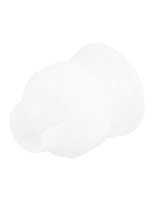 Restaurantware Pastry Tek Piping Bag Coupler, 1 Standard Frosting Coupler - Reusable, 2-Piece Design, White Plastic Cake Decorating Coupler, Durable, Securely Fastens Pastry Tips - Image 1