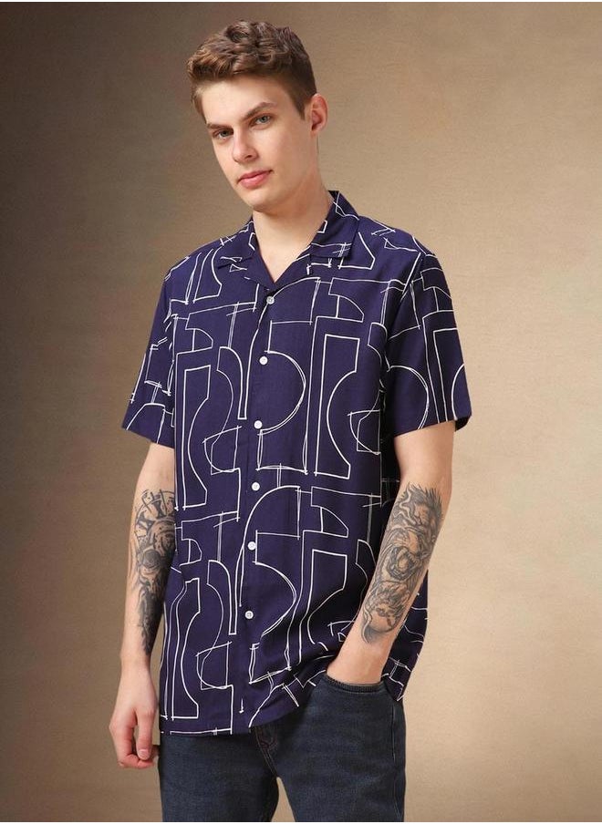 Button Down Collar Casual Shirt by Styli