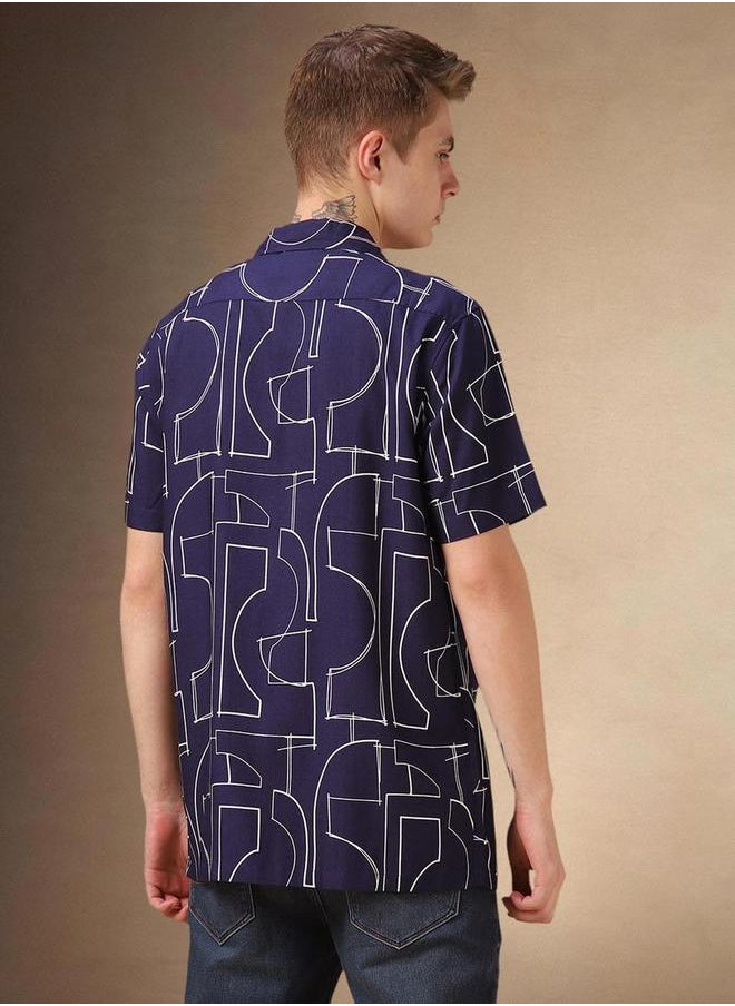 Button Down Collar Casual Shirt by Styli