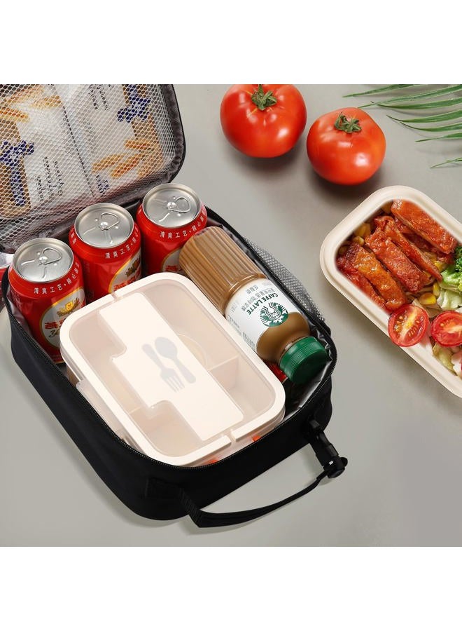 Lovoeo Lunch box Lunch bag for men women Insulated Lunchbox Lunch bags for Work Picnic Travel (Thicken navy blue) - Image 5