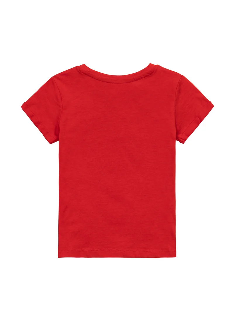 مينوتي Kids Boys Fashionable T-Shirt With Roll Up Sleeves