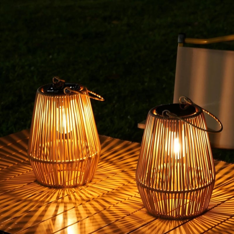 KagoLing Solar Lanterns Outdoor Waterproof Hanging Lights for Garden, Yard, Patio, Porch, Trees, Lawn, Pathway - 2 Pack - Image 1