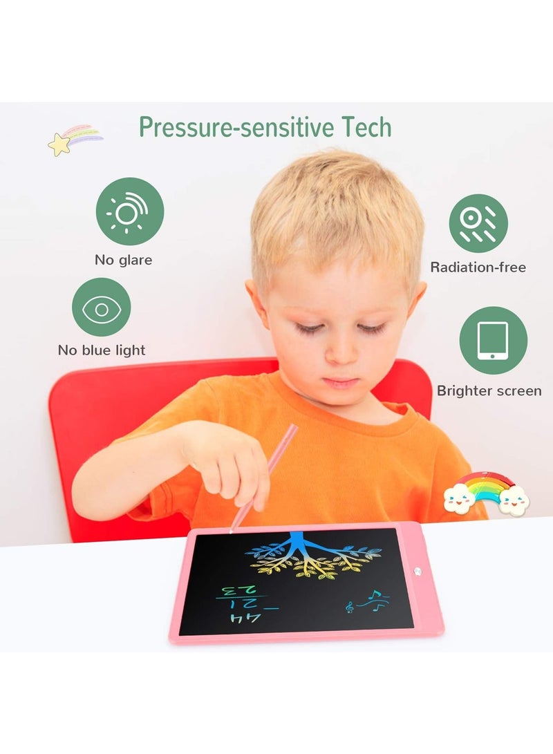 10-Inch Portable LCD Graffiti Board, Suitable for Children Over 3 Years Old (Pink)  - Image 4