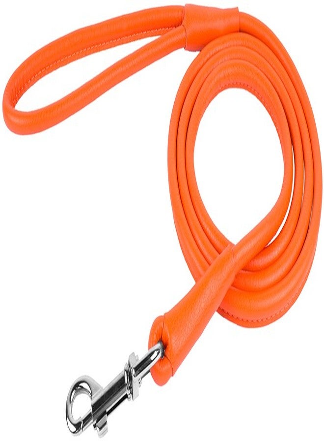 CollarDirect Soft Leather 6 ft Dog Leash - Sturdy Dog Leash for Training & Walking for Small Medium Large Dogs (Purple, XL) - Image 5