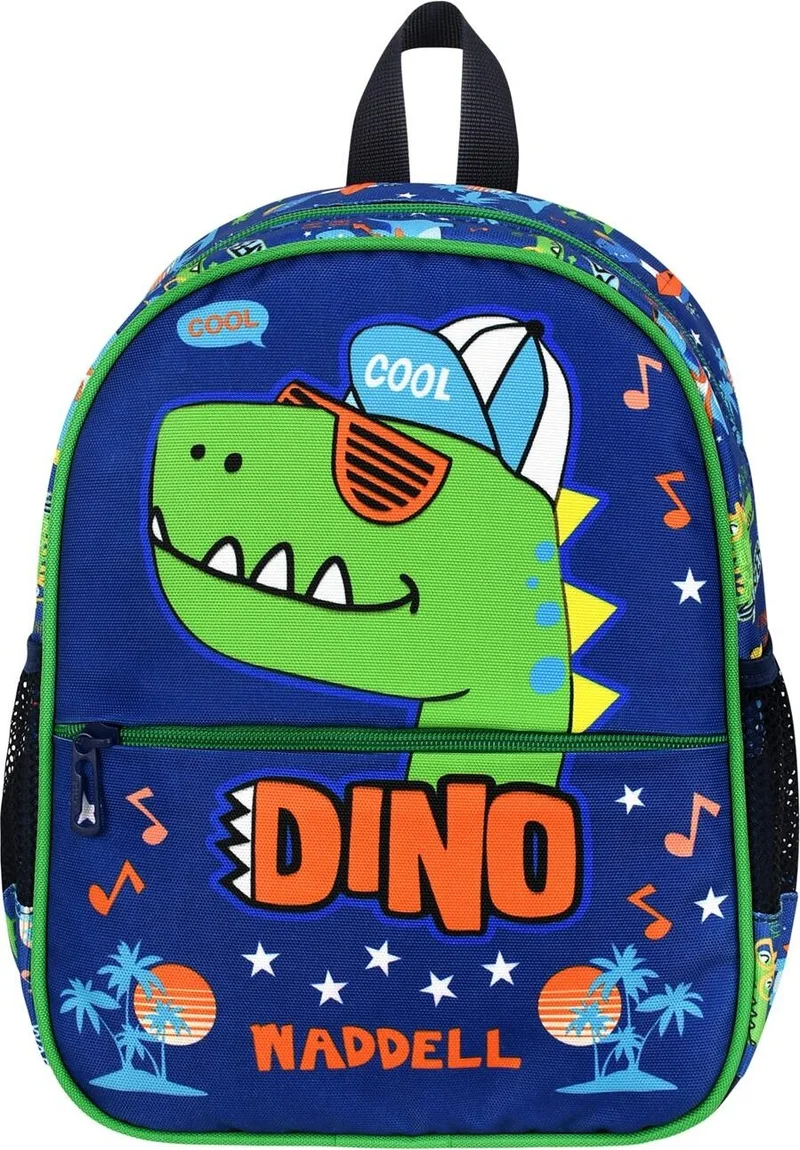 واديل Licensed Dinosaur Patterned Navy Blue Kindergarten Backpack