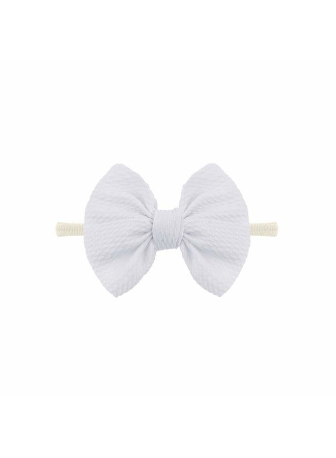 BGFKS Layered Tulle Tutu Dress for Toddler Girls,Baby Girl Rainbow Tutu Princess Skirt Set with Flower Headband., White, 9 Months - Image 5