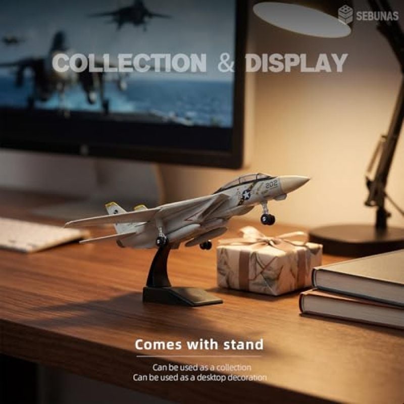 F-14 Tomcat Model Kit 1:72 Scale Quick Build Design - Safe Durable Plastic Model Airplane Kit for Kids Beginners Collectors - Image 5