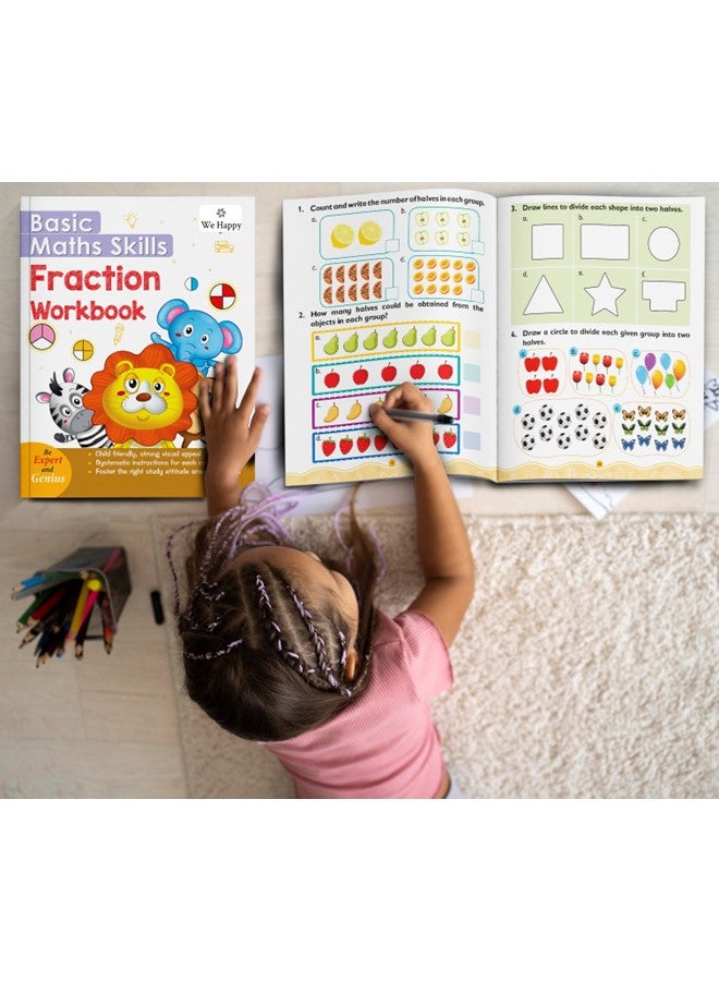 وي هابي مهارات الرياضيات الأساسية: لعبة الكسور للتعلم الإبداعي والتطوير التعليمي المبكر - Image 4