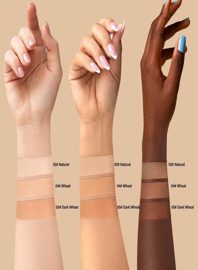 بوبين كريم أساس بوبين بتغطية كاملة، كريم أساس مع فرشاة، كونسيلر يدوم طويلاً، وقلم كونتور بلمسة نهائية مطفية لإخفاء العيوب. - Image 5