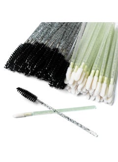 LifexTol 100pc Eyelash Brush Eyebrow Brush Disposable Mascara Wands Eyebrow Spoolie, Lip Brush for Lipstick Applicator Lip Wands, Eyelash Spoolies for Eyelash Extentions Lash Spoolies for Eyebrows-C 
