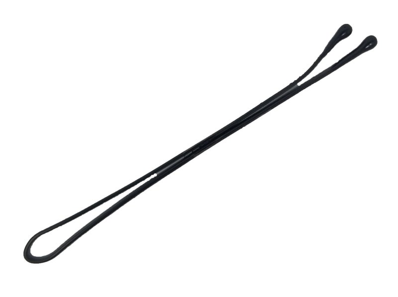 Kleravitex BLACK Jumbo 2.75" Bobby Hair Pins - Black Tipped Flat Style Pins for Women - Perfect For Rollers - Hair Pins for Styling - Suitable for ALL Hair Types, 100 pieces Tub Made in USA - Image 3