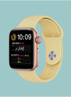 C idea 1.69 Inch 45MM Full Touch Smartwatch NFC Sleep Heart Rate Blood Pressure Monitoring Smart Wrist Wear Sports Activity Tracing Bluetooth(Gold)  - Image 2