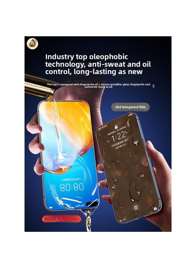 Generic - For Huawei P40 Tempered Film Pura70 Mobile Phone Film P50 Anti-peep P30 Full Screen P50e Cover P20 Anti-peep-Color:Thin Edge Full Coverage√ultra-clear 3 Pieces 40 Times Strong Explosion-proof And Anti-fingerprint√-Size:For Huawei P50e - Image 1