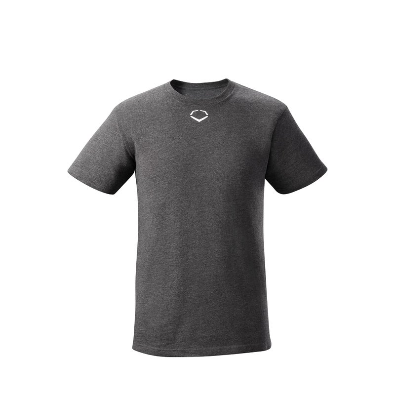 EvoShield Mens Short Sleeve Tee Adult BaseballSoftball Charcoal Grey L Large - Image 2