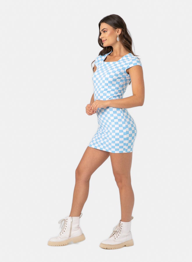 Marco Bergamo SHORT PRINTED LYCRA DRESS - Image 2