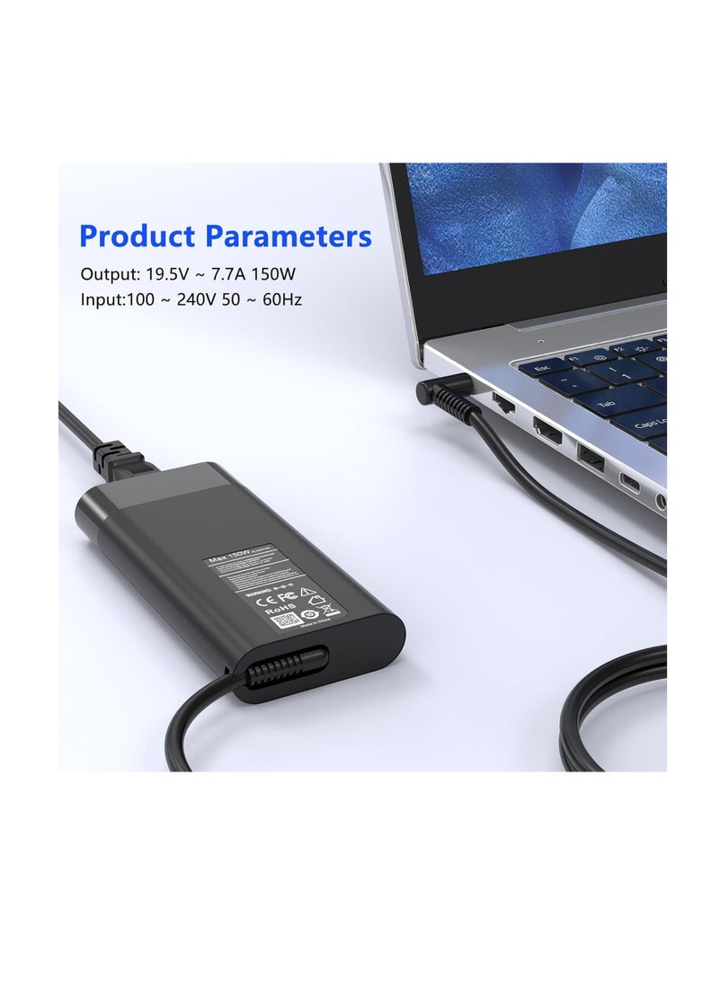 Terabyte 150W HP EliteBook 1050 G1-4NC54UT Spectre x360 15-CH007NA ZBook 15 G3(V2C99AW) Laptop Replacement Adapter - Image 4
